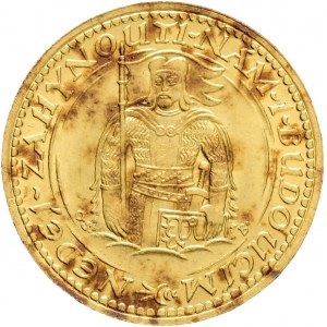1 Ducat 1932 St. Wenceslaus Czechoslovakia , gold patina