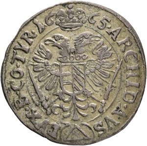 Austria 3 Kreuzer 1665 LEOPOLD I. Neuburg am Inn RR!