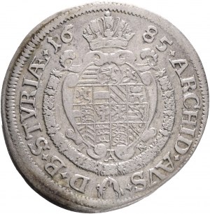 Austria VI. Kreuzer 1685 LEOPOLD I. Graz R!