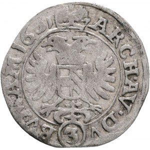 Bohemia 3 Keuzer 1631 FERDINAND II. Prague
