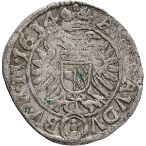 Bohemia 3 Kreuzer 1634 FERDINAND II. Austria, Prague