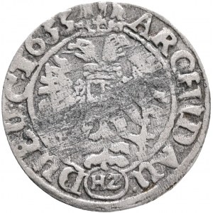 Silesia 3 Kreuzer 1633 HZ FERDINAND II. , Breslau (Wroclaw)