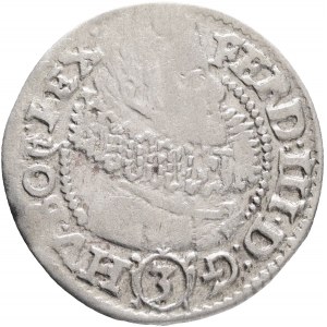 Silesia 3 Kreuzer 1635 HR FERDINAND III., Glatz (Klodzko), R!