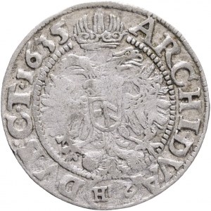 Silesia 3 Kreuzer 1635 HZ FERDINAND II. , Breslau