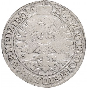 Silesia XV. Kreuzer 1675 SP SYLVIUS FRIEDRICH Wurttemberg - Ols, R!
