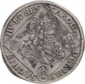 1/4 Thaler 1721 N.B. CHARLES VI. Nagybanya