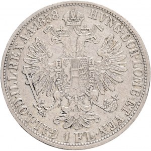 Austria 1 Gulden 1858 A FRANZ JOSEPH I.