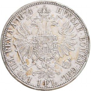 Austria 1 Gulden 1874 FRANZ JOSEPH I.