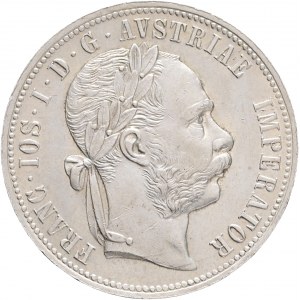 Austria 1 Gulden 1876 FRANZ JOSEPH I. Lustr mint