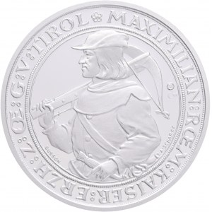 Austria Medal Second Shooting festival INNSBRUCK 1885 , Stefan Scharff 1845-1903 ( Restrike 2023)