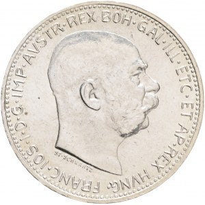 Austria 1 Corona 1913 Schwartz FRANZ JOSEPH I.