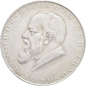 2 Schilling 1929 Theodor Billroth Austria I.republic