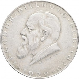 2 Schilling 1929 Theodor Billroth Austria I.republic