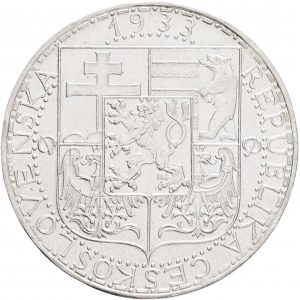 20 Korun 1933 Silver First republik ČR