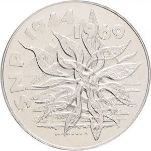 25 Kčs 1969 SNP Plameny ( FLAMES) Slovak National Uprising