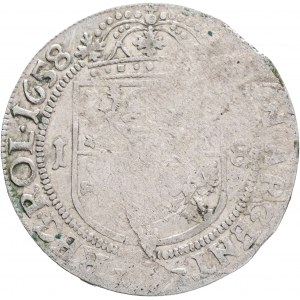 1 Ort 1658 TLB Johann Casimir Poland Cracow (Krakow) RR!