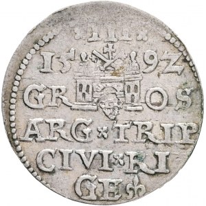 3 Groschen (trojak) 1592 SIGISMUND III. Riga