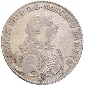 Baden - Durlach1 Thaler 1766 KARL FRIEDRICH