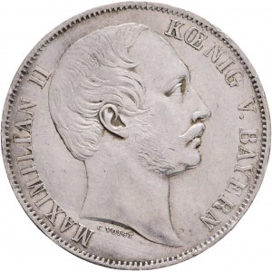 Bavaria 1 Vereinsthaler 1862 MAXIMILIAN II.