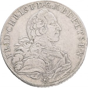 Brandenburg 1 Thaler 1766 ES FRIEDRICH CHRISTIAN Bayreuth, R!