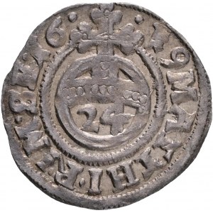 Braunschweig-Wolfebüttel 1/24 Thaler 1619 FREDERICK ULRICH, emporer MATTHIAS RRR!
