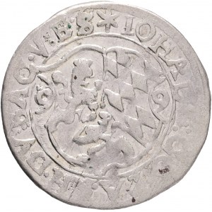 Pfalz-Zweibrücken 3 Kreuzer 1599 RUDOLPH II. Duke JOHN I.the Lame