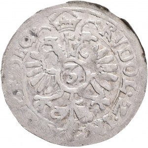 Pfalz-Zweibrücken 3 Kreuzer 1599 RUDOLPH II. Duke JOHN I.the Lame
