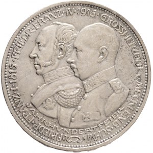 Mecklenburg-Schwerin 3 Mark 1905 A FRIEDRICH FRANZ IV. 100th Anniversary of the Grand Duchy of Mecklenburg-Schwerin