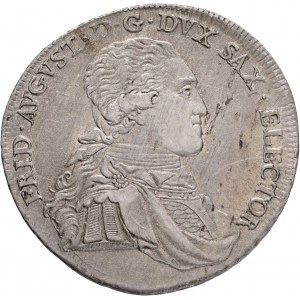 Saxony 1 Vereinsthaler 1795 IEC FREDERICK AUGUST III. Dresden