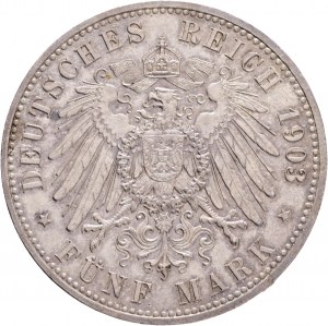 Saxe-Weimar-Eisenach 5 Mark 1903 A Grand Duke´s First Marriage