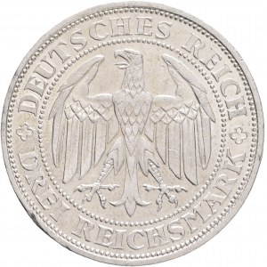 Weimar rep. 3 Mark 1929 E 1000th Anniversary of Meissen