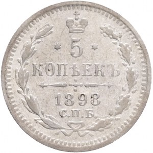 5 Kopecks 1898 SPB AG NICHOLAS II.