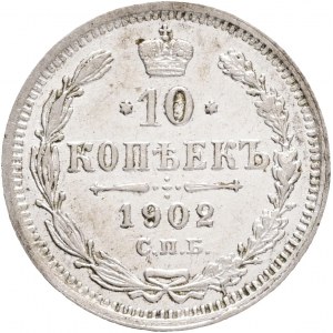 10 Kopecks 1902 SPB AG NICHOLAS II.