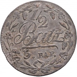 ½ Batzen/5 Rappen 1817 Canton VAUD