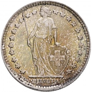 ½ Franc 1952 Helvetia standing