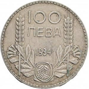 100 Leva 1934 BORIS III.
