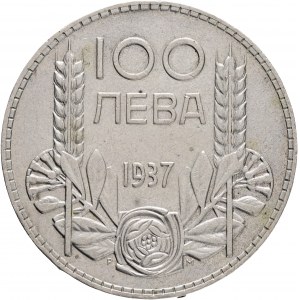 100 Leva 1937 BORIS III.