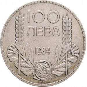 100 Leva 1934 BORIS III.