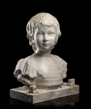 Jean Antoine Houdon (school of) (Versailles 1741-Paris 1828), Portrait of Anne Audèoud de Geneva (1776-1840)