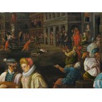 Francesco Bassano the Younger, Bassano del Grappa 1549 - 1592 Venice, Market in Venice