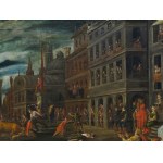 Francesco Bassano the Younger, Bassano del Grappa 1549 - 1592 Venice, Market in Venice