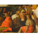 Christus mit den Gelehrten, Flämisch, 17. Jahrhundert