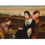 Italo-French artist, 16th/17th century, The spoilt dog