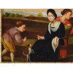 Italo-French artist, 16th/17th century, The spoilt dog