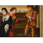 Italo-French artist, 16th/17th century, The spoilt dog
