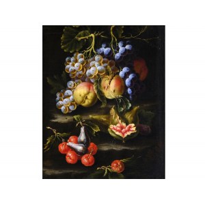 Abraham Brueghel, Antwerp 1631 - 1697 Naples, circle of, Still life with fruit and flowers