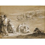 Bernard Picart, Paris 1673 - 1733 Amsterdam, The miraculous fishing expedition of Peter