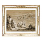 Bernard Picart, Paryż 1673 - 1733 Amsterdam, Cudowna wyprawa rybacka Piotra