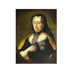 Martin van Meytens, Stockholm 1695 - 1770 Wien, Kreis, Porträt von Maria Theresia