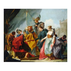 Francesco Lorenzi, Mazzurega Fumane 1723 - 1787 Verona, attributed, The Mercy of Scipio